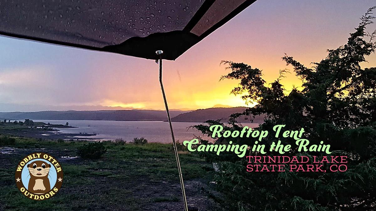 Glow and Rain at Sunset - Trinidad Lake State Park, Colorado