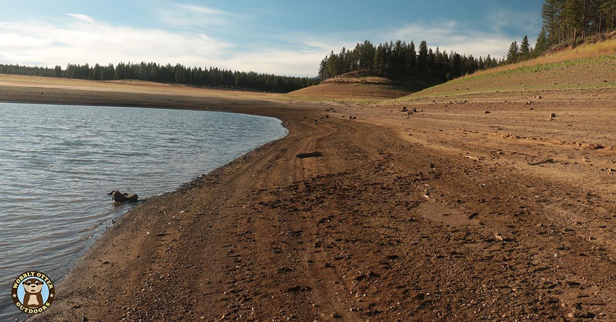 Dry Bank of the Phillips Resevoir, Oregon