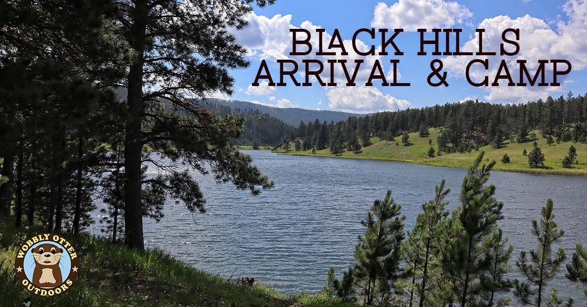 black hills arrival and camp deerfield reservoir
