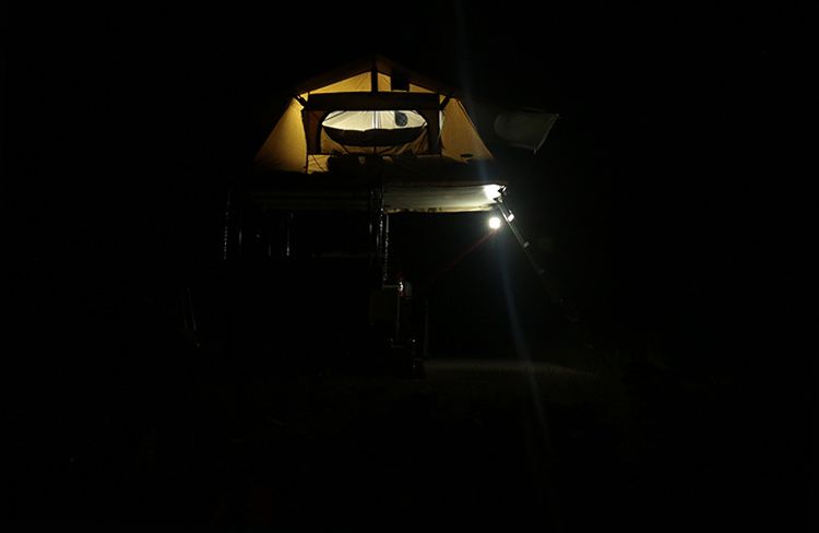 tent at night Flat Canyon CG Manti LaSal Natl Forest Utah
